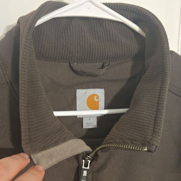 Carhartt Brown Performance Jacket with Standing Collar - Picture 5 of 11